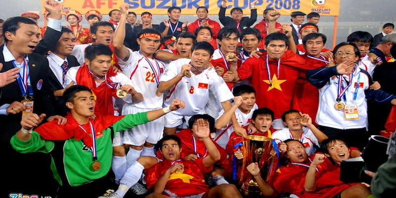 Việt Nam lần đầu tiên vô địch AFF Cup vào 2008